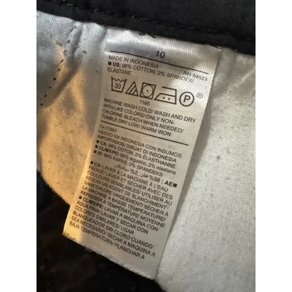 Old Navy Womens Everyday Shorts Size 10 Jack Black Cotton/Spandex Blend - Picture 3 of 7